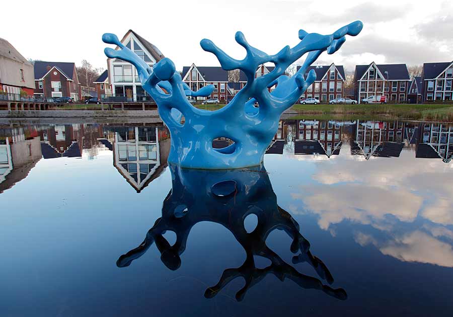 Water sculpture Caprice Groenewoud Buij Nunspeet